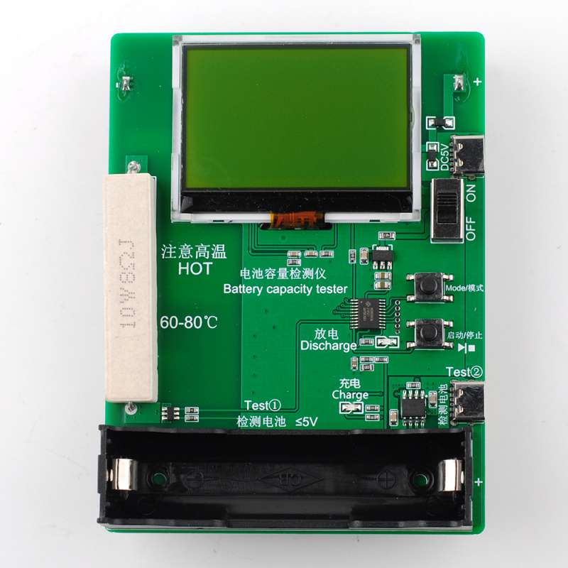 Testeur autonome batterie lithium-ion 18650 avec support intégré